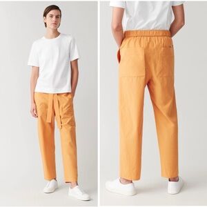 COS Cotton Waist Tie Trousers